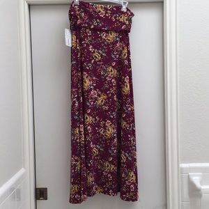 LulaRoe Maxi floral NWT